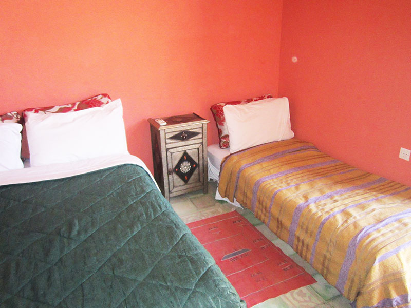 chambre single aladdin de riad à Marrakech pas cher