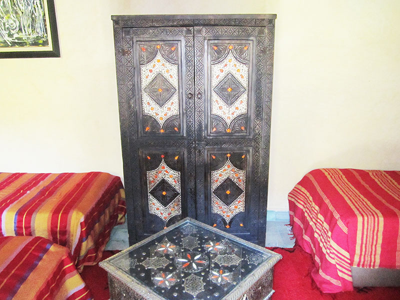 chambre quadriple dalila de riad à marrakech pas cher