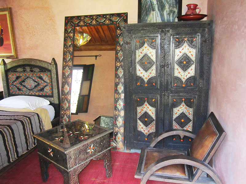 chambre twin fanous de riad à marrakech pas cher