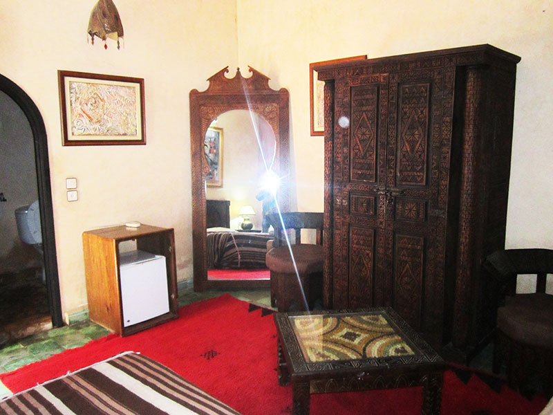 Chambre triple yacout de riad à marrakech pas cher
